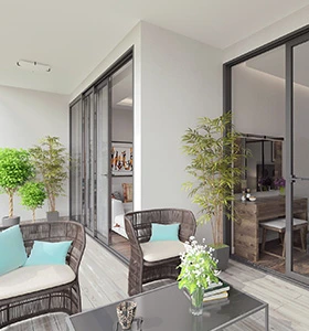 Executive balcony