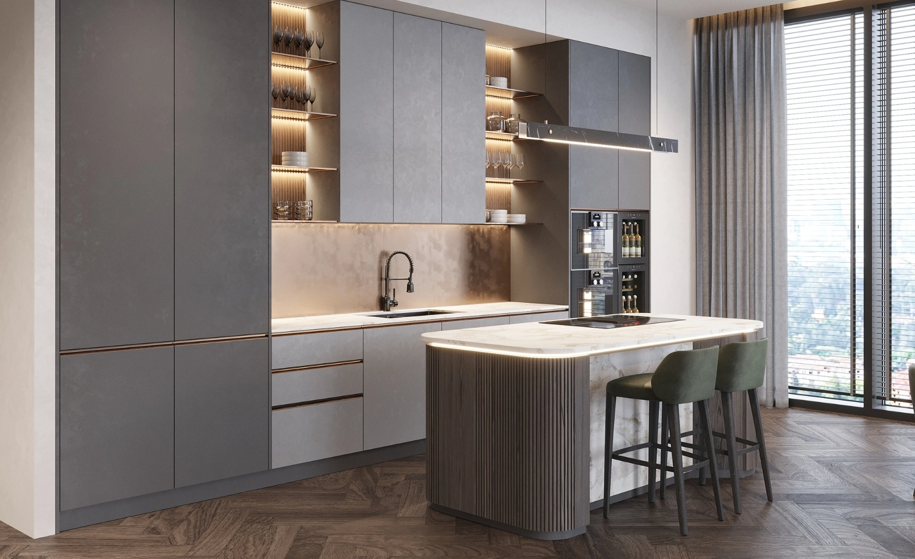 Sky Suites kitchen