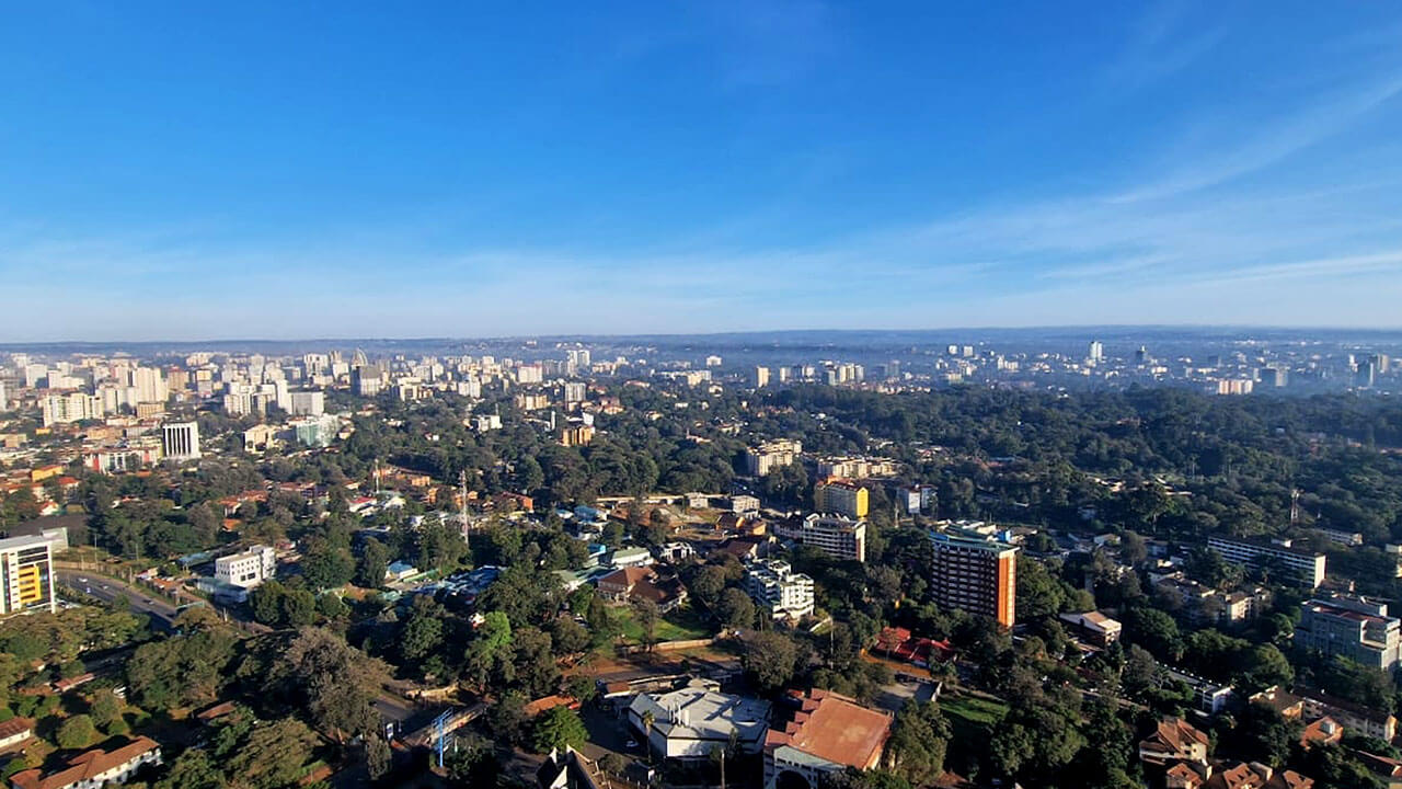 Tree canopy of Kilimani and the Arboretum