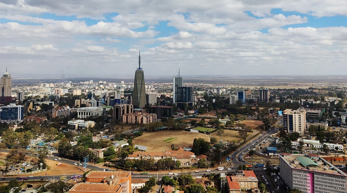 View over Nairobi