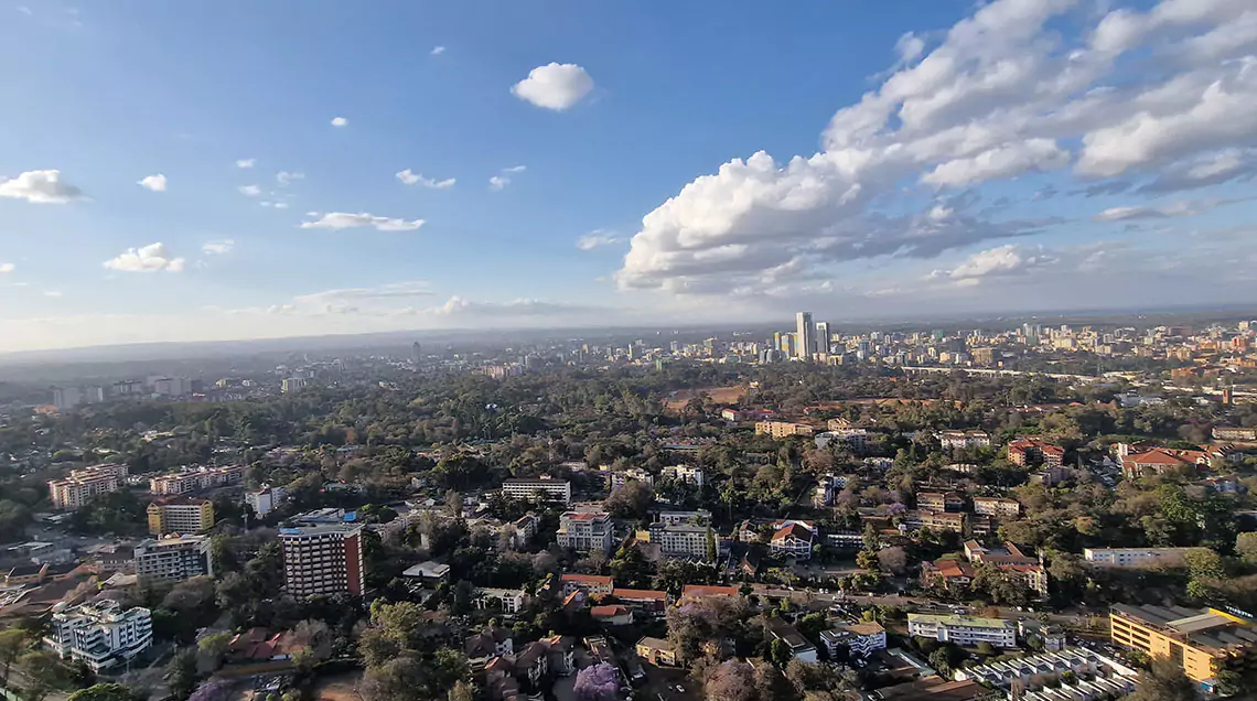 Kilimani seen from 88 Nairobi
